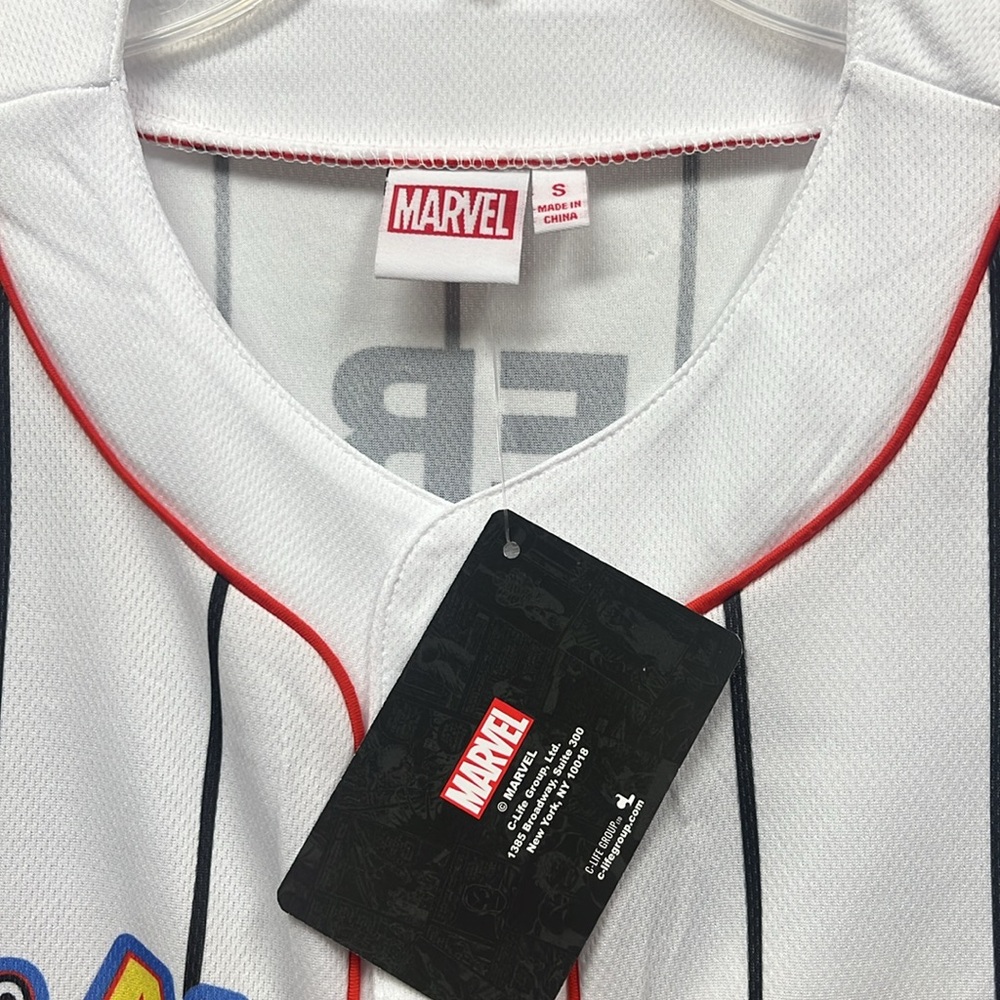 NEW! Marvel The Amazing Spider-Man Baseball Jersey Men's Small - Picture 2 of 5